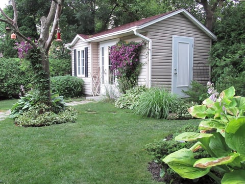 Lifestyle...A small backyard shed for storage